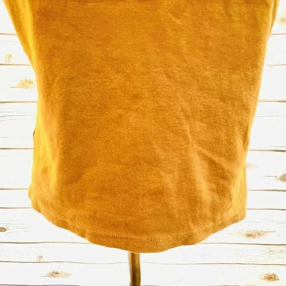 RUBY RD. Women Sleeveless Pullover Round Neck Brown Stretchy Shirt Top Size PM - Picture 9 of 12